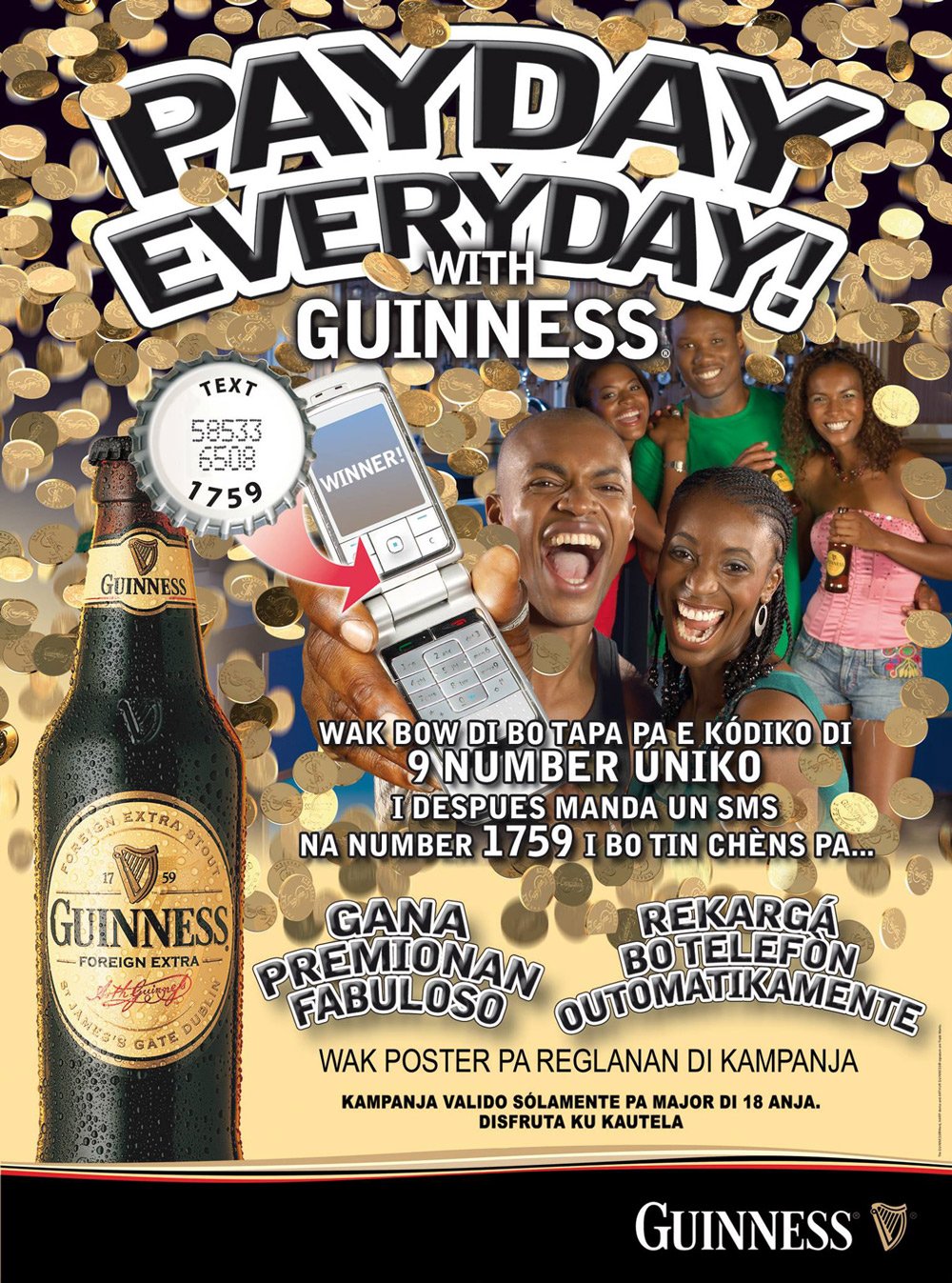 CampaÃ±a Premios GUINNESS (CuraÃ§ao)