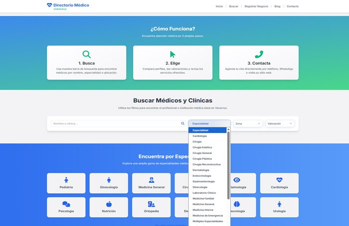 Caso de Estudio: Directorio MÃ©dico Digital